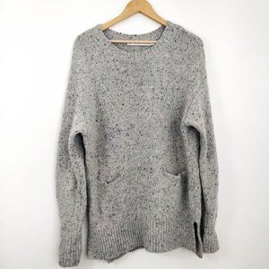 & Other Stories Marled Wool Tunic Sweater M
